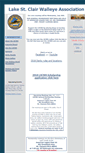 Mobile Screenshot of lakestclairwalleyeassociation.com