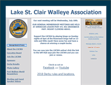 Tablet Screenshot of lakestclairwalleyeassociation.com